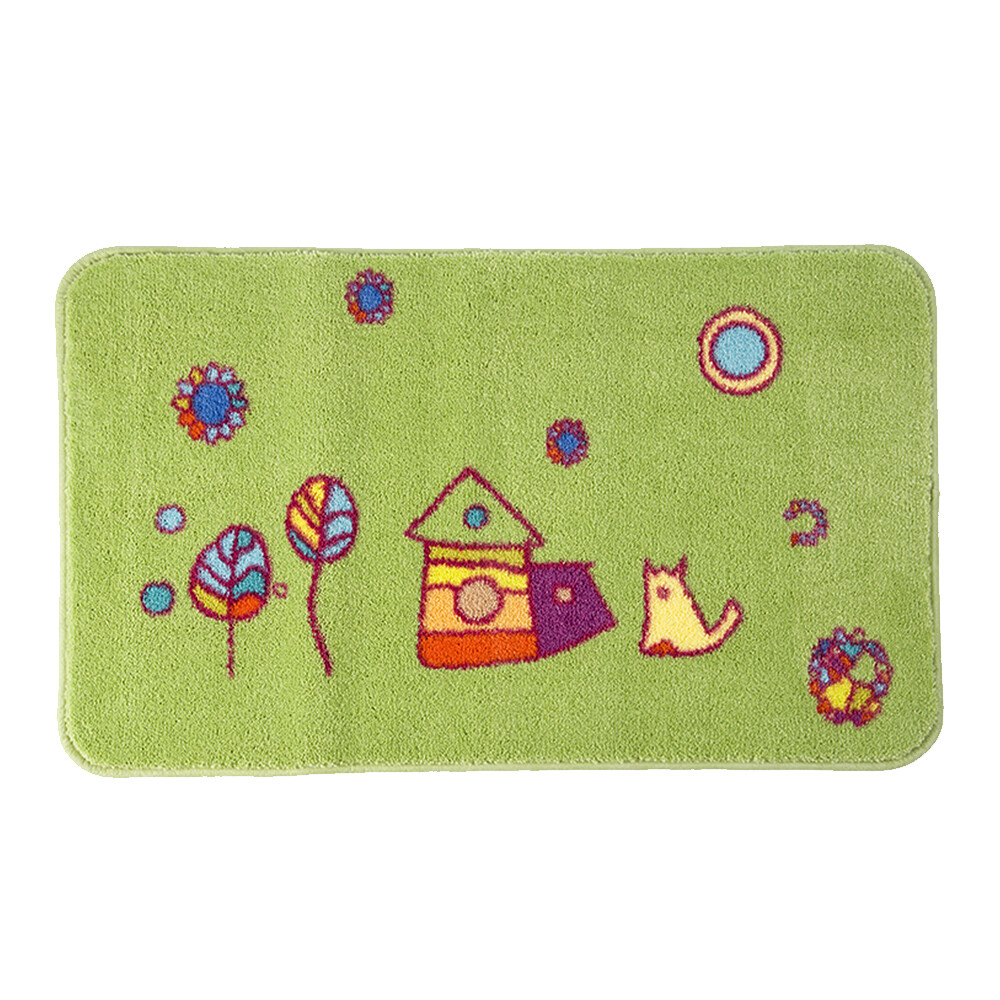 original-10007.jpg Коврик для ванной зеленый 80х50 см WasserKraft Kammel (BM-1201) — изображение 1