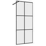 Душевая перегородка Abber Immer Offen черная 120х200 см стекло прозрачное 8 мм (AG62120B8)