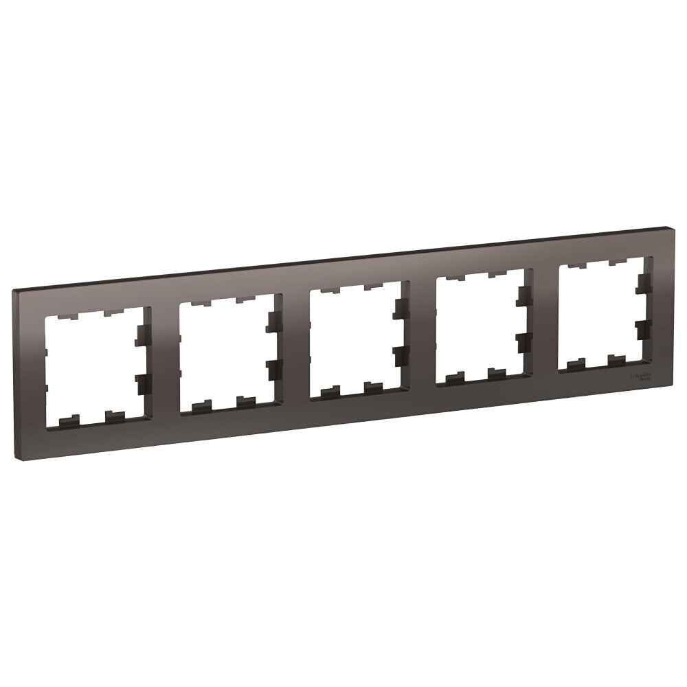 original-10173.jpg Рамка Systeme Electric AtlasDesign пятиместная мокко (ATN000605) — изображение 1