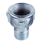 Муфта переходная Gebo Platinum (246-22V) 3/4 ВР(г) х 1/2 НР(ш) чугунная оцинкованная