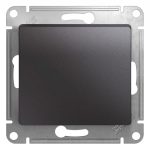 Выключатель Systeme Electric Glossa одноклавишный встраиваемый графит (GSL001311)