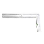 Угольник строительный Hesler 350 мм с уровнем алюминиевый