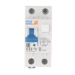 Автомат дифференциальный КЭАЗ OptiDin D63 32А 1P+N тип A 30 мА 6 кА (103510)