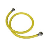 Шланг для газа ПВХ армированный СТМ 3/4 ВР(г) х 3/4 ВР(г) 100 см желтый