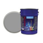 Грунт-эмаль по ржавчине 3в1 Простокрашено серая глянцевая 5 кг