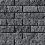 Искусственный камень White Hills Йоркшир угольно-черный (25 шт.=1,06 кв.м)