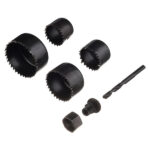 Набор коронок Практика (773-255) по дереву d32-54 мм с переходником (4 шт.)