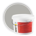 Краска по металлу Rezolux Протект Ф огнезащитная светло-серая матовая 20 кг