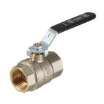 Кран шаровой латунный Stout SVB 3/4 ВР(г) х 3/4 ВР(г) полнопроходной ручка прямой (SVB-0001-200020)