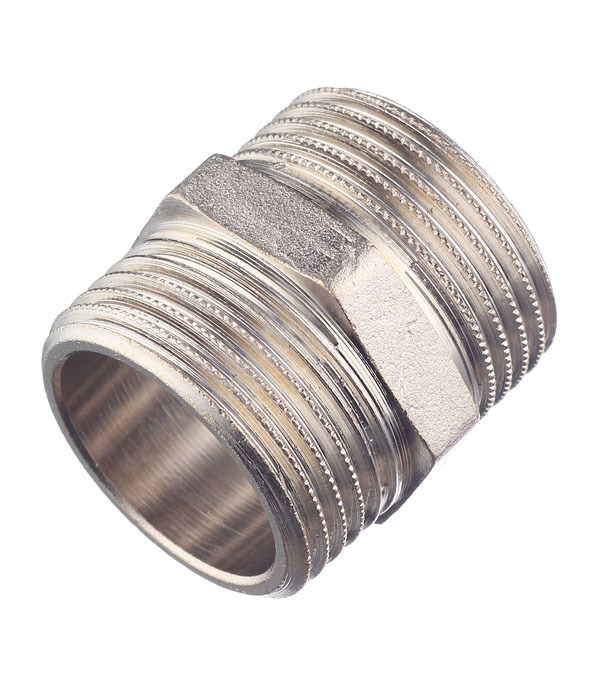 original-11678.jpg Ниппель Stout 1 НР(ш) х 1 НР(ш) латунный (SFT-0004-000011) — изображение 1