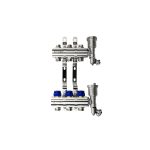 Коллекторная группа Ридан FHF-9R 1 ВР(г) х 9 выходов 3/4 НР(ш) ЕК х 1 ВР(г)