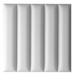 Панель декоративная из экополимера 500х500х35 мм Bello Deco Polymer СП 19 белая 0,25 кв.м