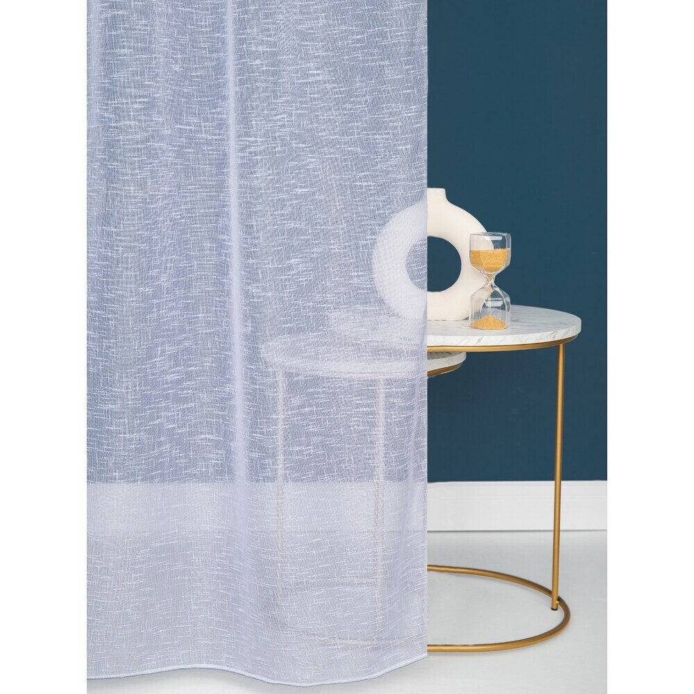 original-11921.jpg Тюль искусственный лен белый 300х280 см Amore Mio (99099) — изображение 1