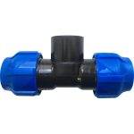 Тройник ПНД Valfex компрессионный переходной 25х25х3/4 ВР(г)