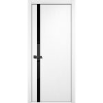 Дверь межкомнатная Ставерн 02-1 600х2000 мм ПВХ дуб шале белый со стеклом с замком