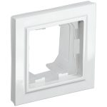 Рамка IEK Brite РУ-1-БрБ-44 одноместная белая (BR-M12-44-K01)