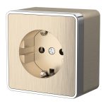 Розетка Werkel Gallant накладная шампань (a051038)