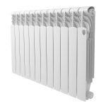 Радиатор алюминиевый Royal Thermo Revolution A 500 мм 12 секций 1" боковое подключение белый