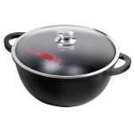 Казан Горница Классик 10 л алюминий с антипригарным покрытием с крышкой (кн4322а)