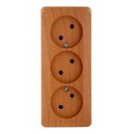 Розетка Systeme Electric Этюд накладная бук (PA16-009T)