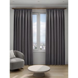 Штора блэкаут серая 200х280 см Decofest Омбра (153.748)