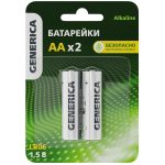 Батарейка Generica Alkaline АА пальчиковый LR6 1,5 В (2 шт.) (ABT-LR06-ST-L02-G)