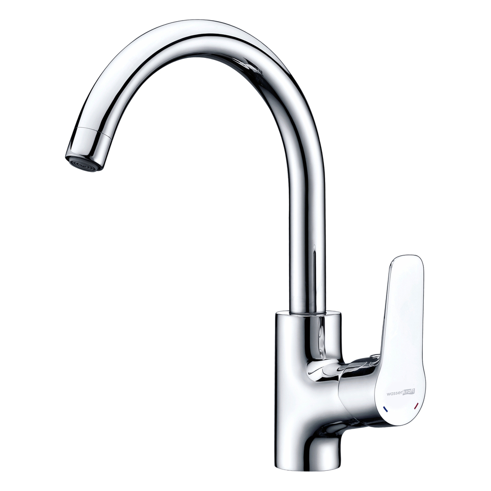 original-1251.jpg Смеситель для кухни WasserKraft Lippe хром с высоким изливом однорычажный (4507) — изображение 1