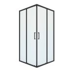Душевой уголок Ulitka Safari черный 80х80х195 см квадрат стекло прозрачное 6 мм (74104426)