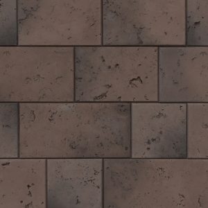 Искусственный камень Atlas Stone Травертин темно-коричневый (17 шт.=1 кв.м)