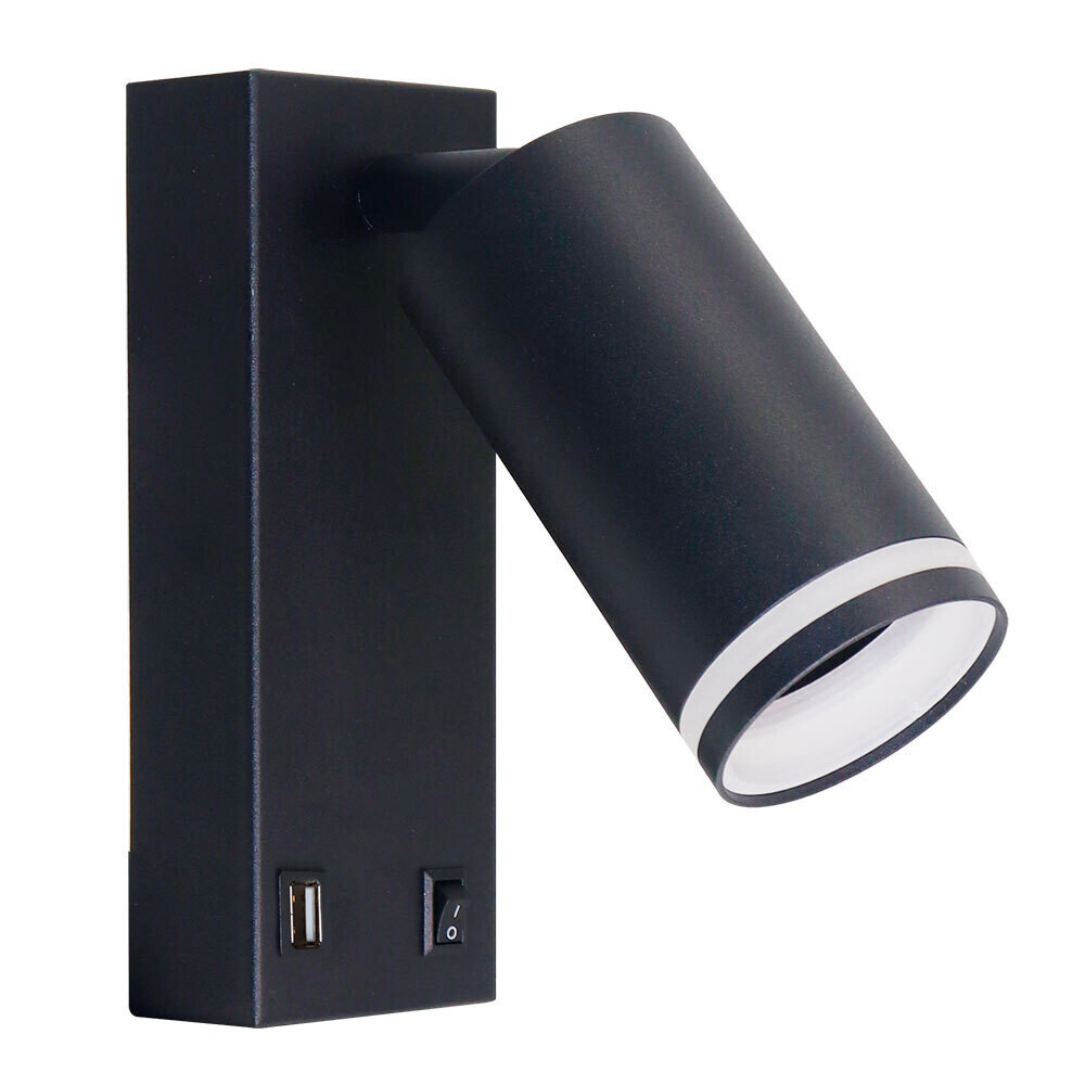 original-12879.jpg Спот настенный Arte Lamp Imai GU10 15 Вт 1 кв.м черный IP20 (A2364AP-1BK) — изображение 1