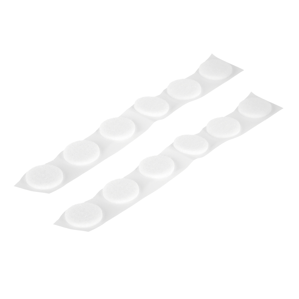 original-12950.jpg Подпятник фетровый d24 мм самоклеящийся белый (12 шт.) — изображение 1