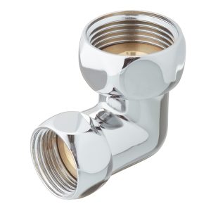 Соединитель угловой для полотенцесушителя 1 ВР(г) х 3/4 ВР(г) хром