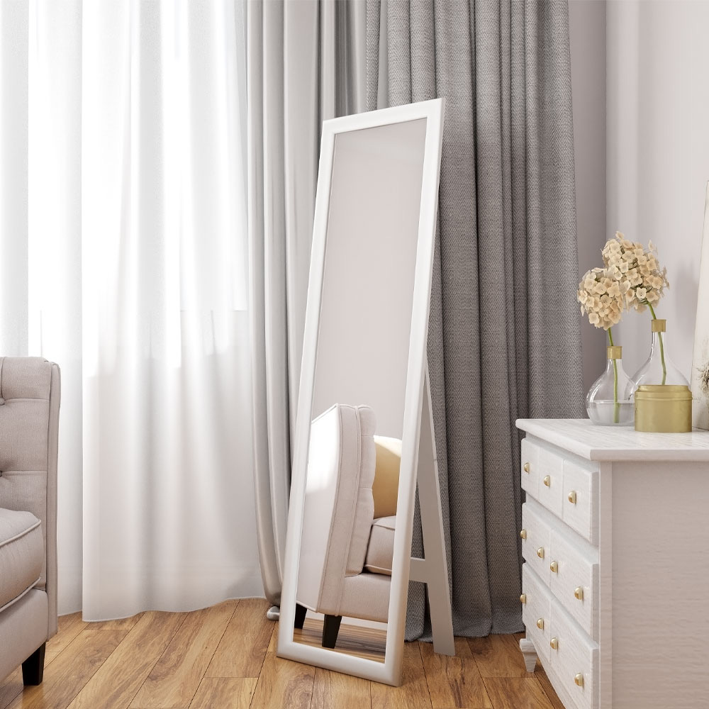 original-13099.jpg Зеркало напольное Branco 450х1600 мм белое — изображение 1