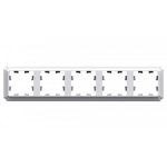 Рамка Systeme Electric AtlasDesign Antique пятиместная лотос (ATN101305)