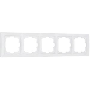 Рамка Werkel Snabb Basic пятиместная белая (a051300)