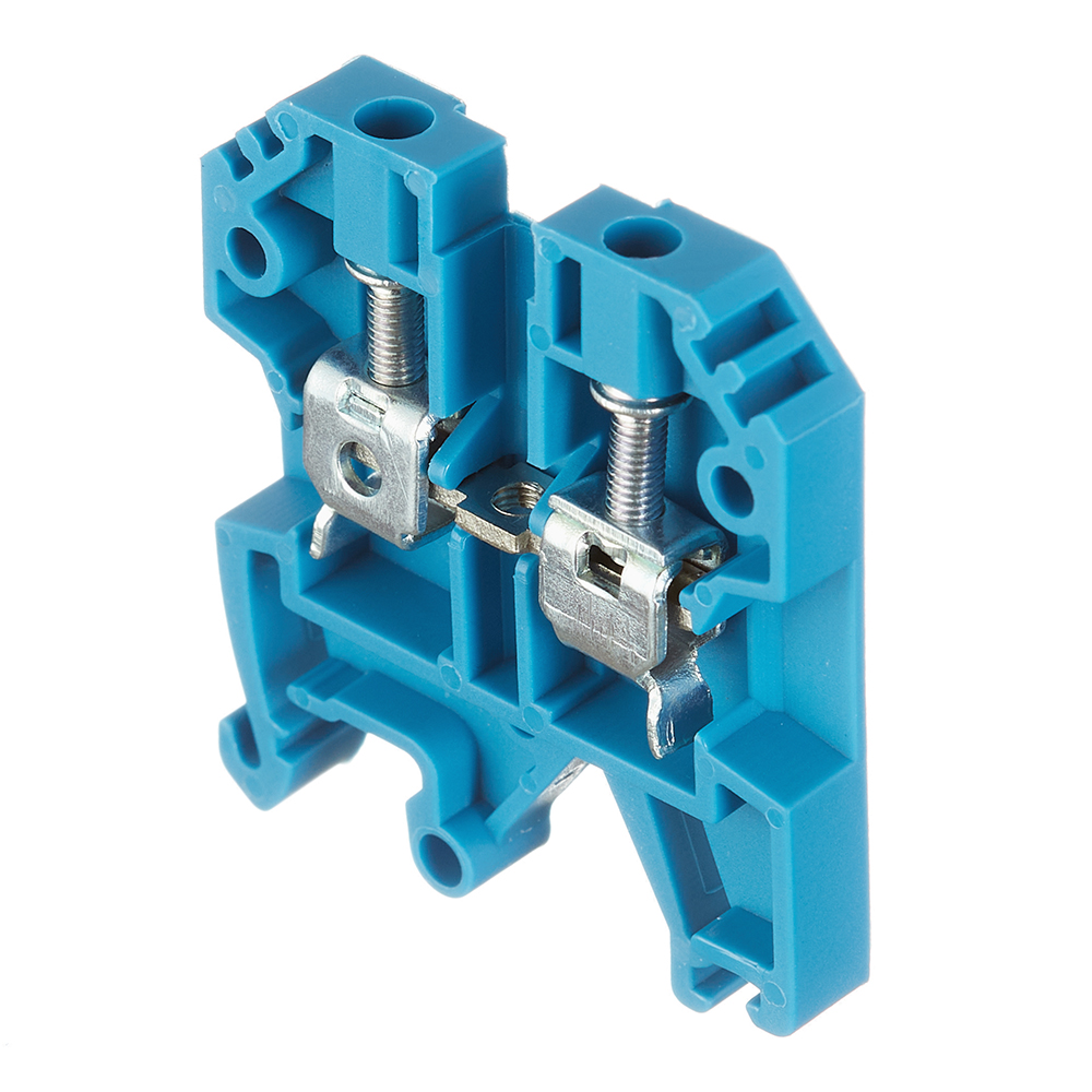 original-13192.jpg Колодка клеммная винтовая Navigator 4 кв.мм синяя (10 шт.) (612164) — изображение 1