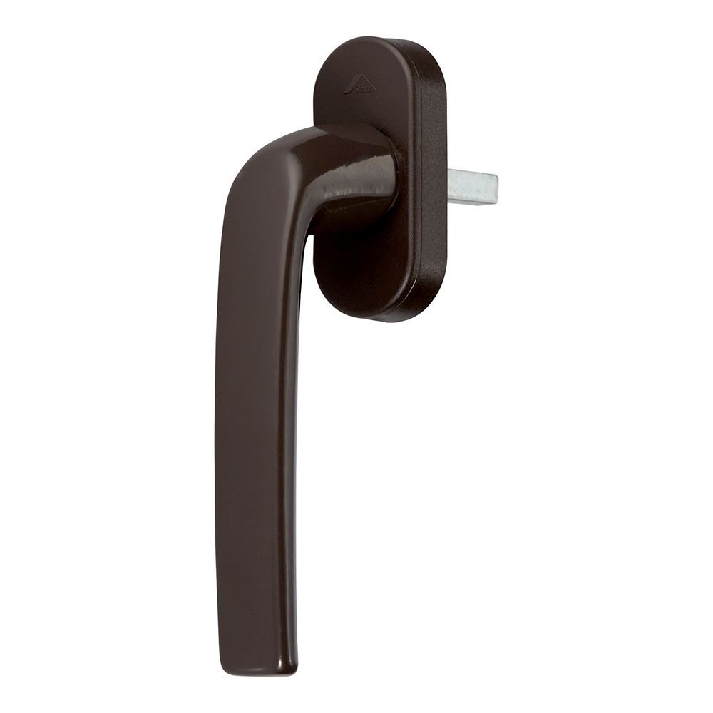 original-13368.jpg Ручка оконная коричневая металл Roto Samba — изображение 1