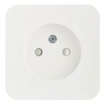 Розетка Systeme Electric Blanca накладная белая со шторками (BLNRA001111)