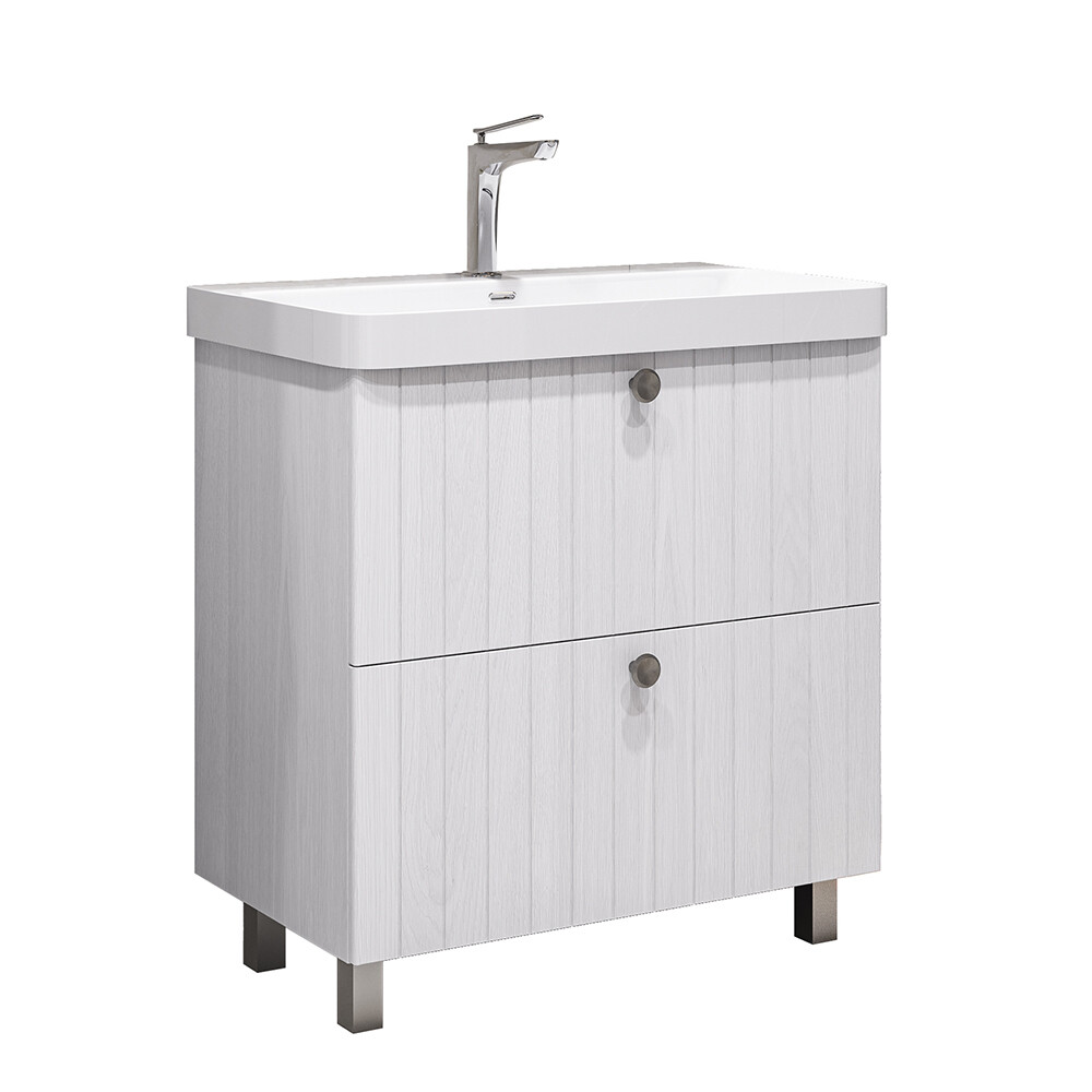 original-13572.jpg Комплект тумба с раковиной Comforty Сантьяго 80 см напольная ясень беленый (00-00021031CF) — изображение 1