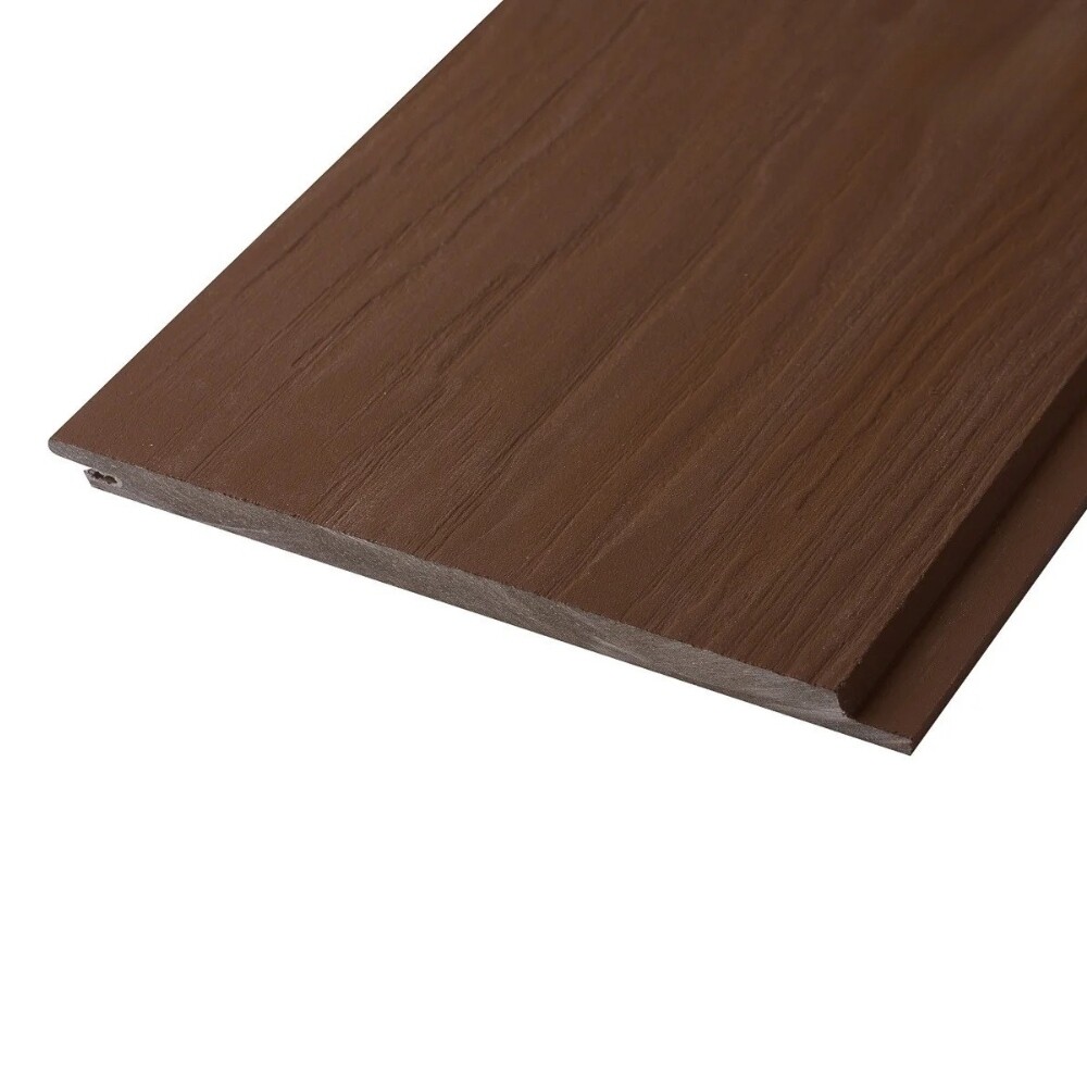 original-13926.jpg Сайдинг фиброцементный FCSPRO Wood Click 3000х190 мм F21 коричневая глина — изображение 1