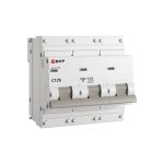 Автоматический выключатель модульный EKF PROxima ВА 47-100 3P 125А тип C 10 кА 400 В (mcb47100-3-125C-pro)