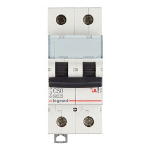 Автоматический выключатель модульный Legrand TX3 2P 50А тип C 6 кА 230 В (404047)