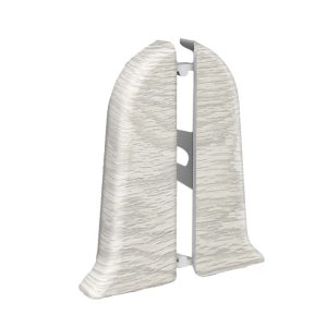 Заглушка торцевая Ideal Классик 55 мм дуб айсберг левая-правая S-профиль (2 шт.)