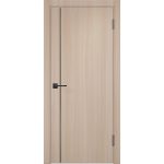 Дверь межкомнатная Милан (Вертикаль) 700х2000 мм финишпленка ясень шимо с декоративной вставкой с замком