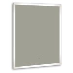 Зеркало с подсветкой прямоугольное 70х90 см бесконтактный сенсор Raval Frame (FRA-7090_BK_BS)