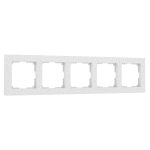 Рамка Werkel Hammer пятиместная белая (a052529)