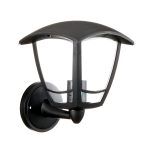 Светильник садово-парковый настенный Svet Сити Дели черный E27 60 Вт IP44 (1202-00031)