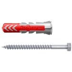 Дюбель универсальный Fischer DuoPower 10x50 мм нейлон с шурупом (25 шт.)