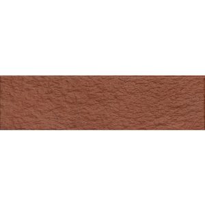 Клинкерная плитка для фасада Keramin Амстердам 2 рельеф (34 шт.= 0,54 кв.м) красная 245х65х7 мм