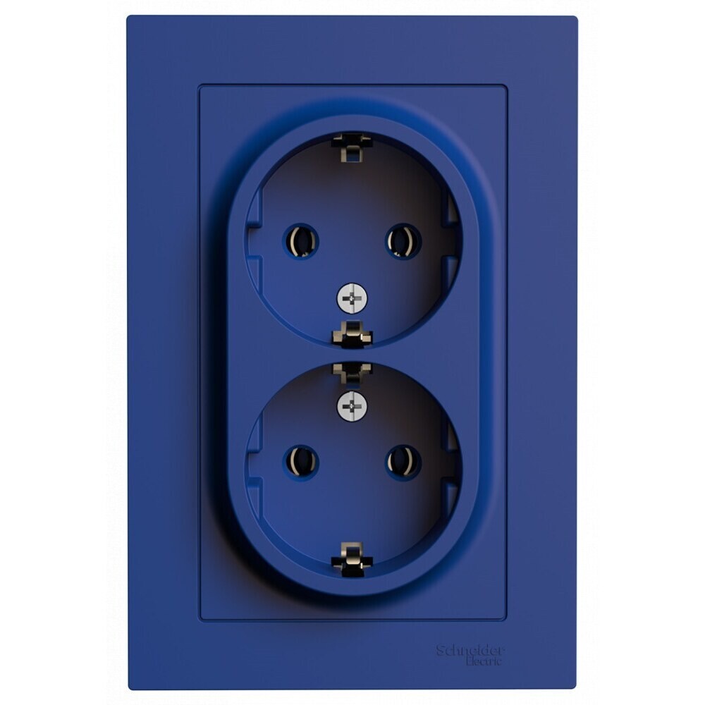 original-14623.jpg Розетка Systeme Electric AtlasDesign встраиваемая аквамарин (ATN001124) — изображение 1